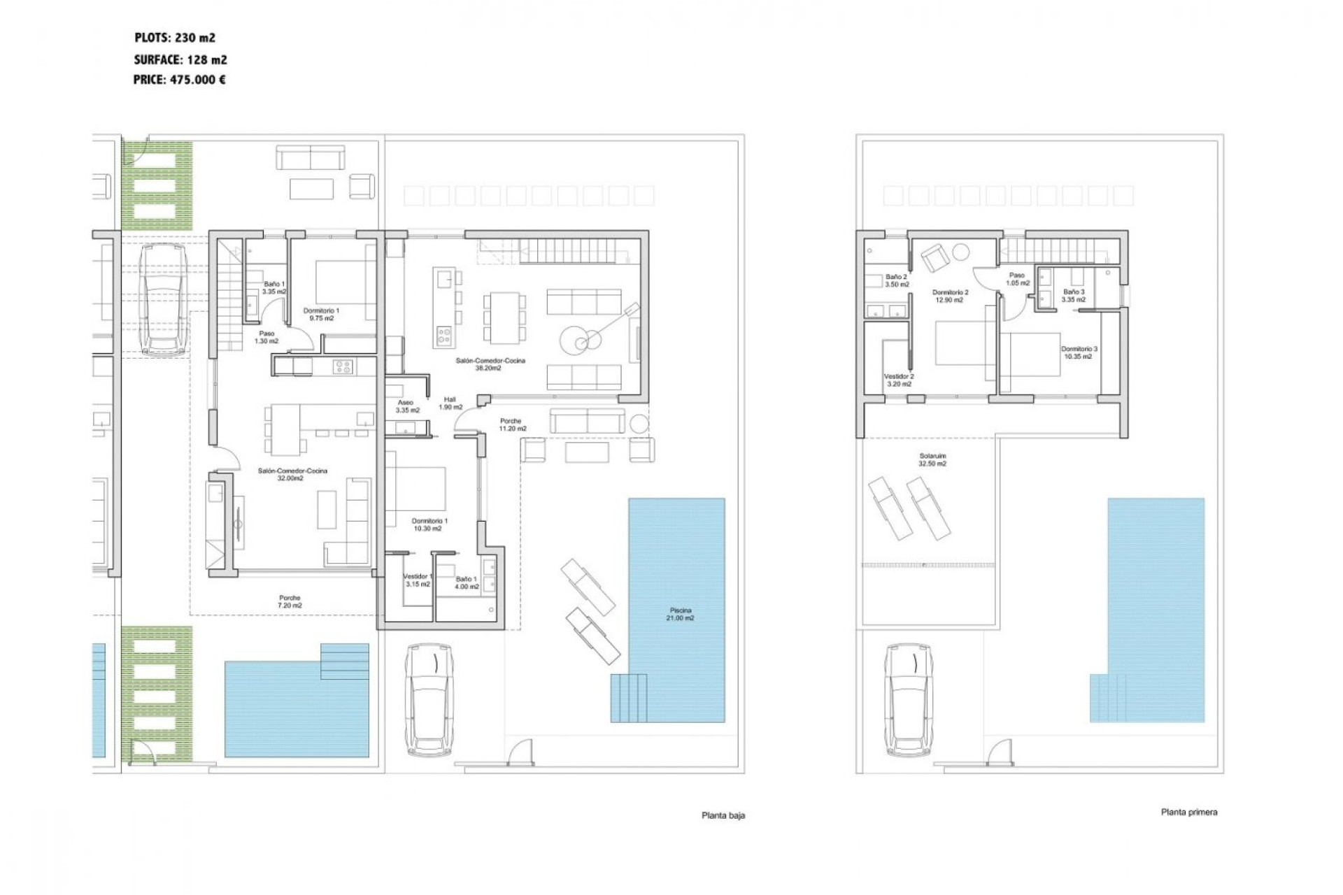 Nieuwbouw Woningen - Villa - San Javier - Los Alcazares