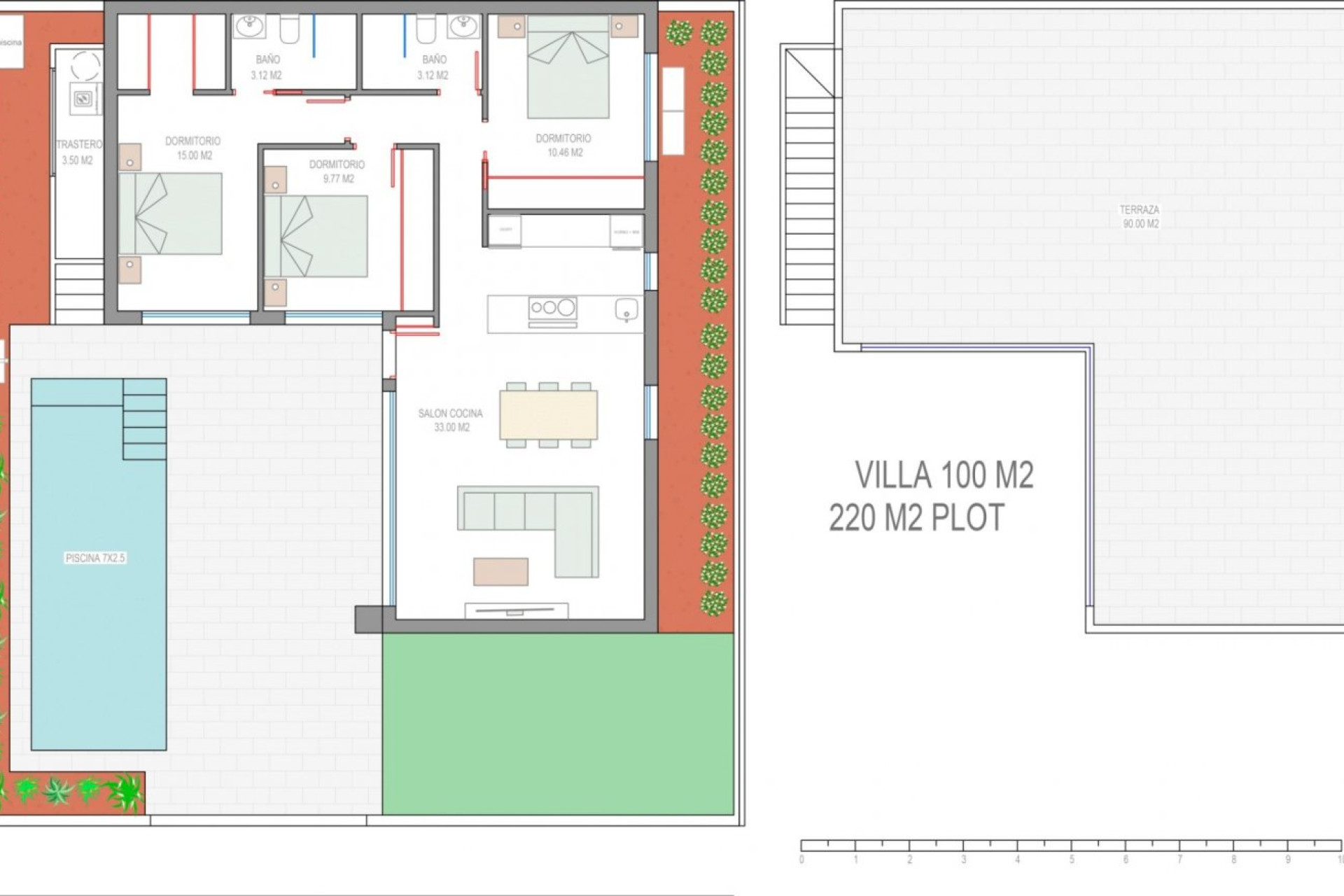 Nieuwbouw Woningen - Villa - Santiago de Ribera - Los Alcazares