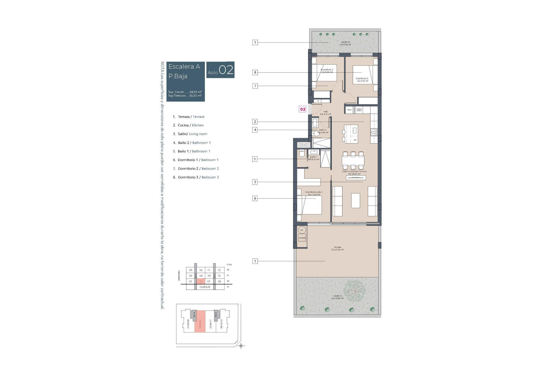 Obra nueva - 1. Apartamento / piso - Benijófar - Costa Blanca Sur