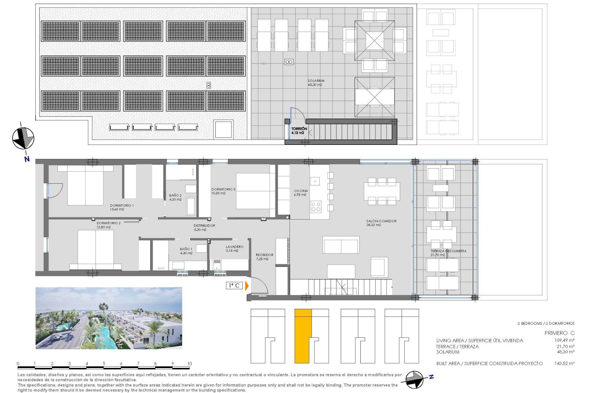 Obra nueva - 1. Apartamento / piso - Cartagena - Costa Calida