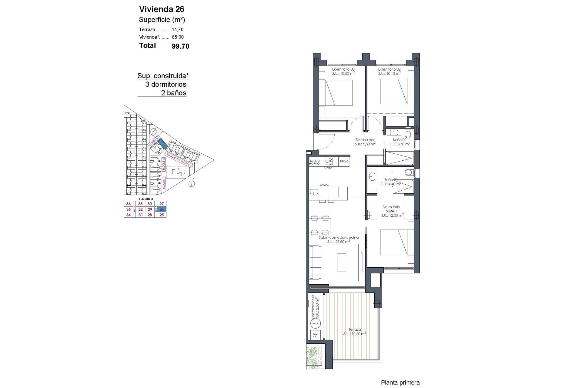 Obra nueva - 1. Apartamento / piso - Los Alcazares - Costa Calida