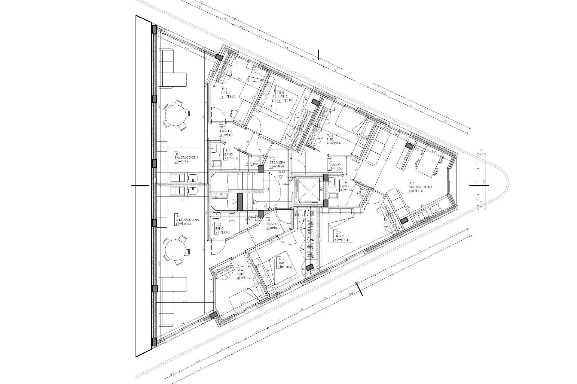 Obra nueva - 1. Apartamento / piso - Mazarrón - pueblo
