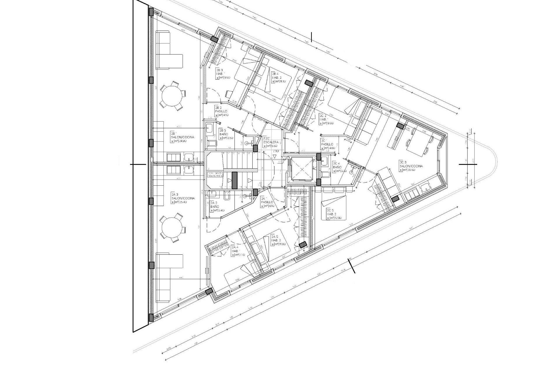 Obra nueva - 1. Apartamento / piso - Mazarrón - pueblo