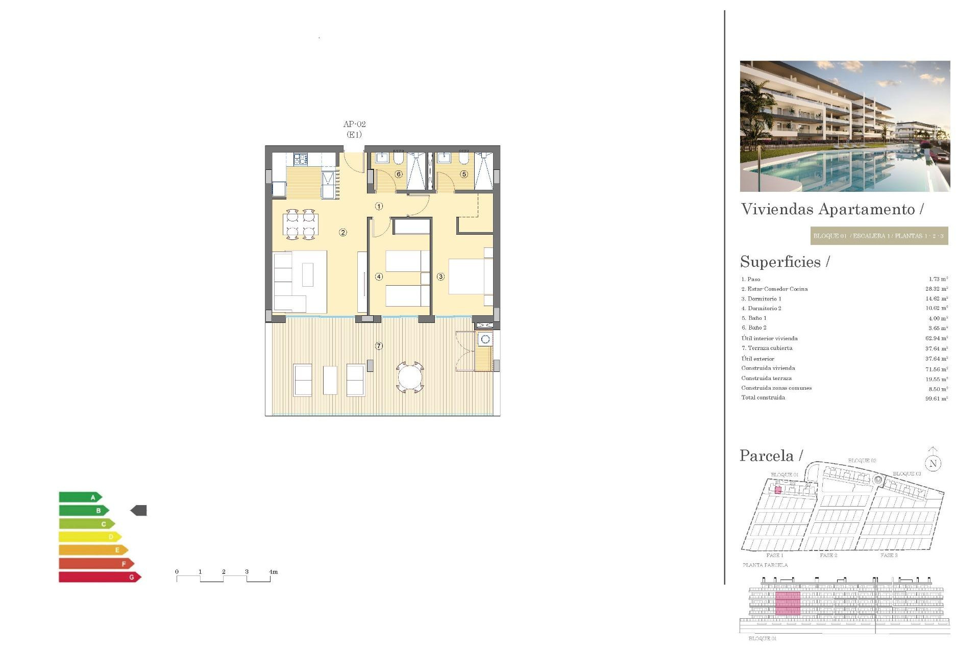 Obra nueva - 1. Apartamento / piso - Mutxamel - Costa Blanca Norte 