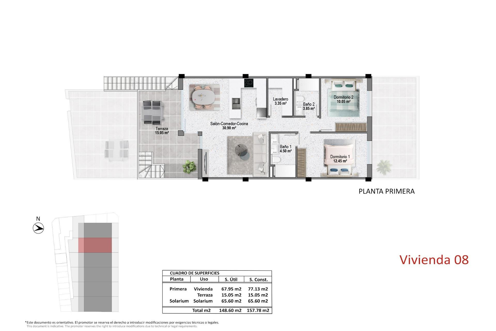 Obra nueva - 1. Apartamento / piso - Pilar de la Horadada - Costa Blanca Sur