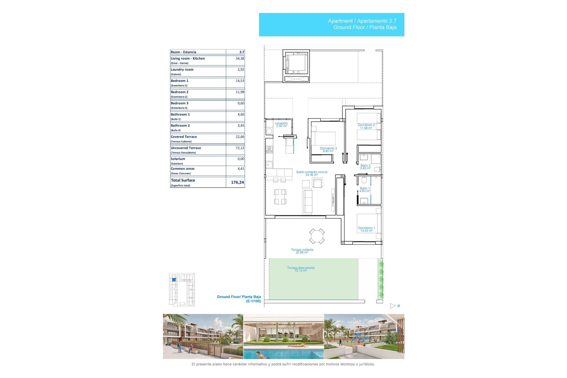 Obra nueva - 1. Apartamento / piso - Pilar de la Horadada - Costa Blanca Sur