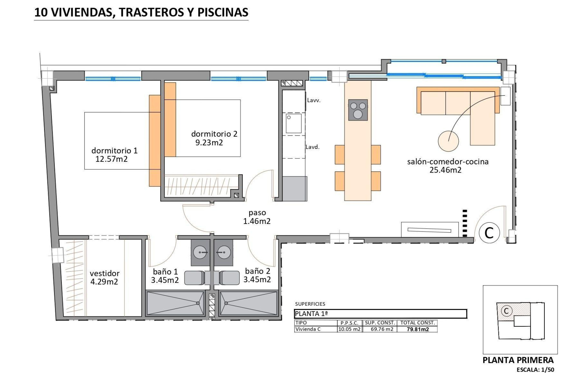 Obra nueva - 1. Apartamento / piso - San Pedro del Pinatar - Costa Calida