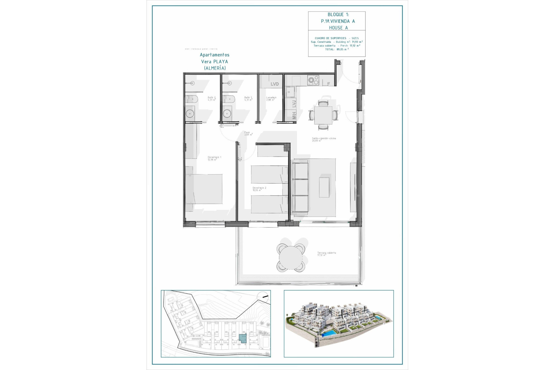 Obra nueva - 1. Apartamento / piso - Vera - Almeria