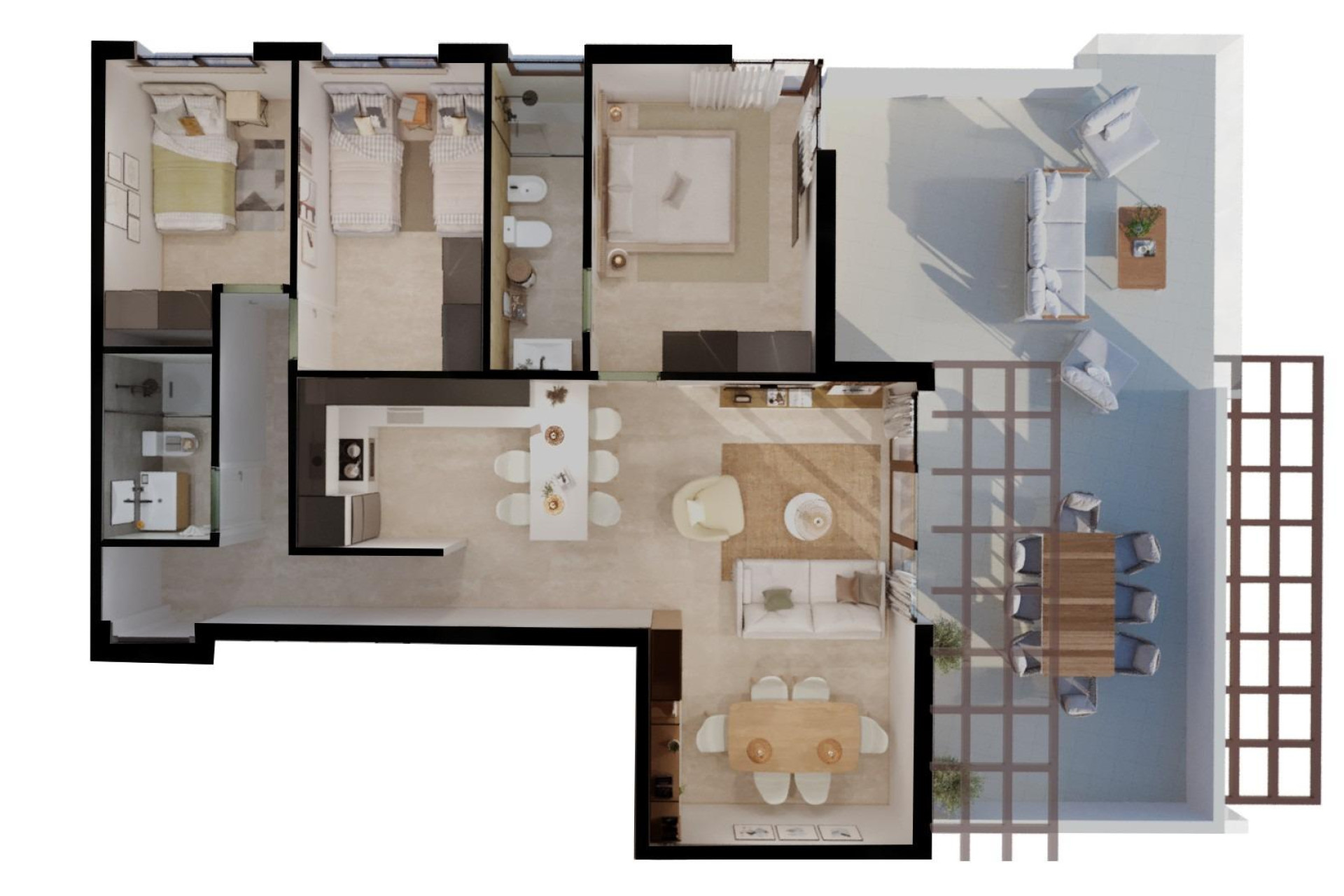 Obra nueva - 1. Apartamento / piso - Vera - Almeria