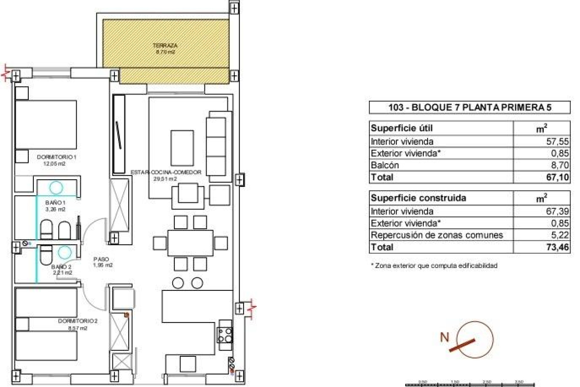 Obra nueva - 1. Apartamento / piso - Vera - Almeria