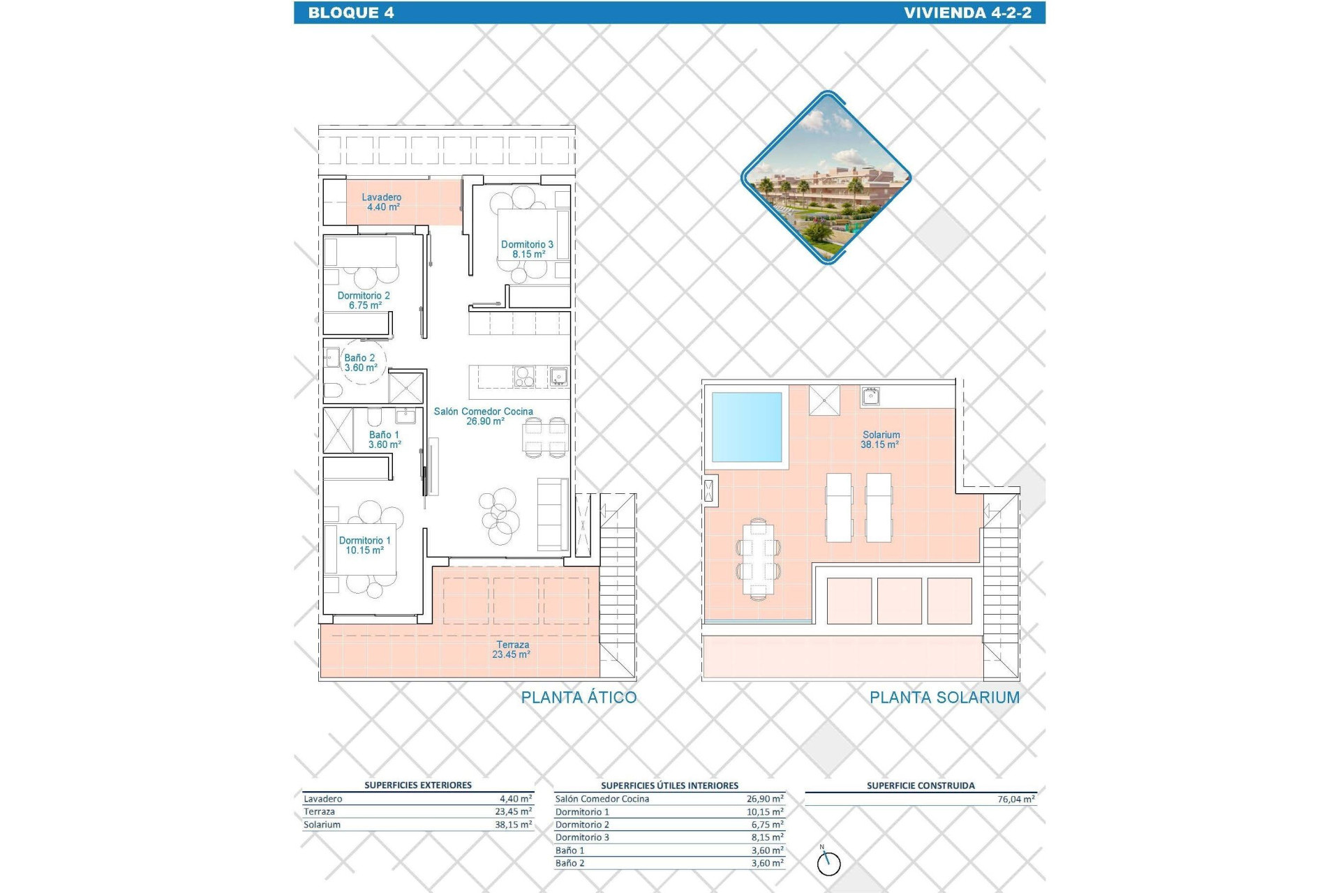 Obra nueva - 1. Apartment / flat - Pilar de la Horadada - Lo Monte