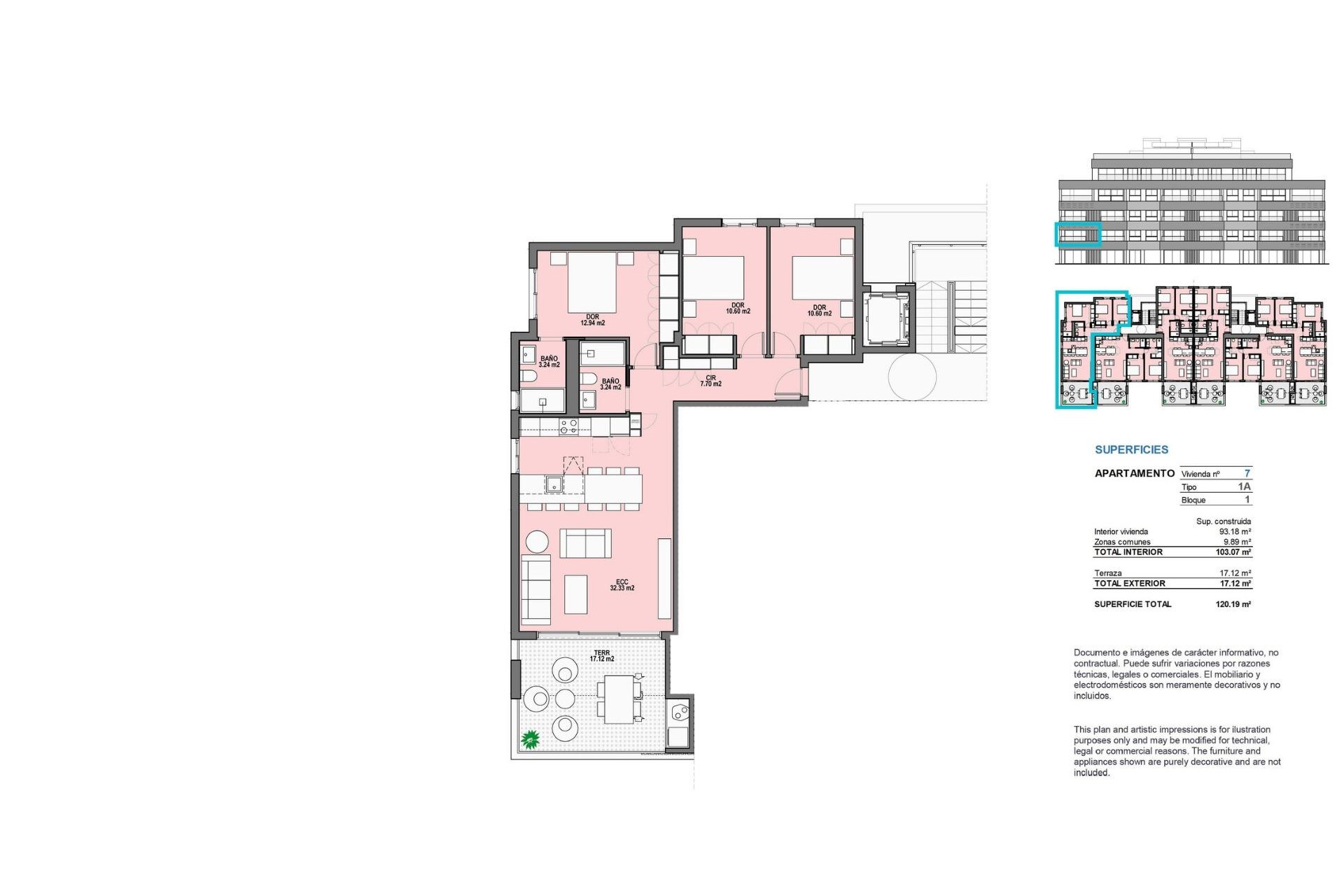 Obra nueva - 1. Apartment / flat - Torre Pacheco - Los Alcazares