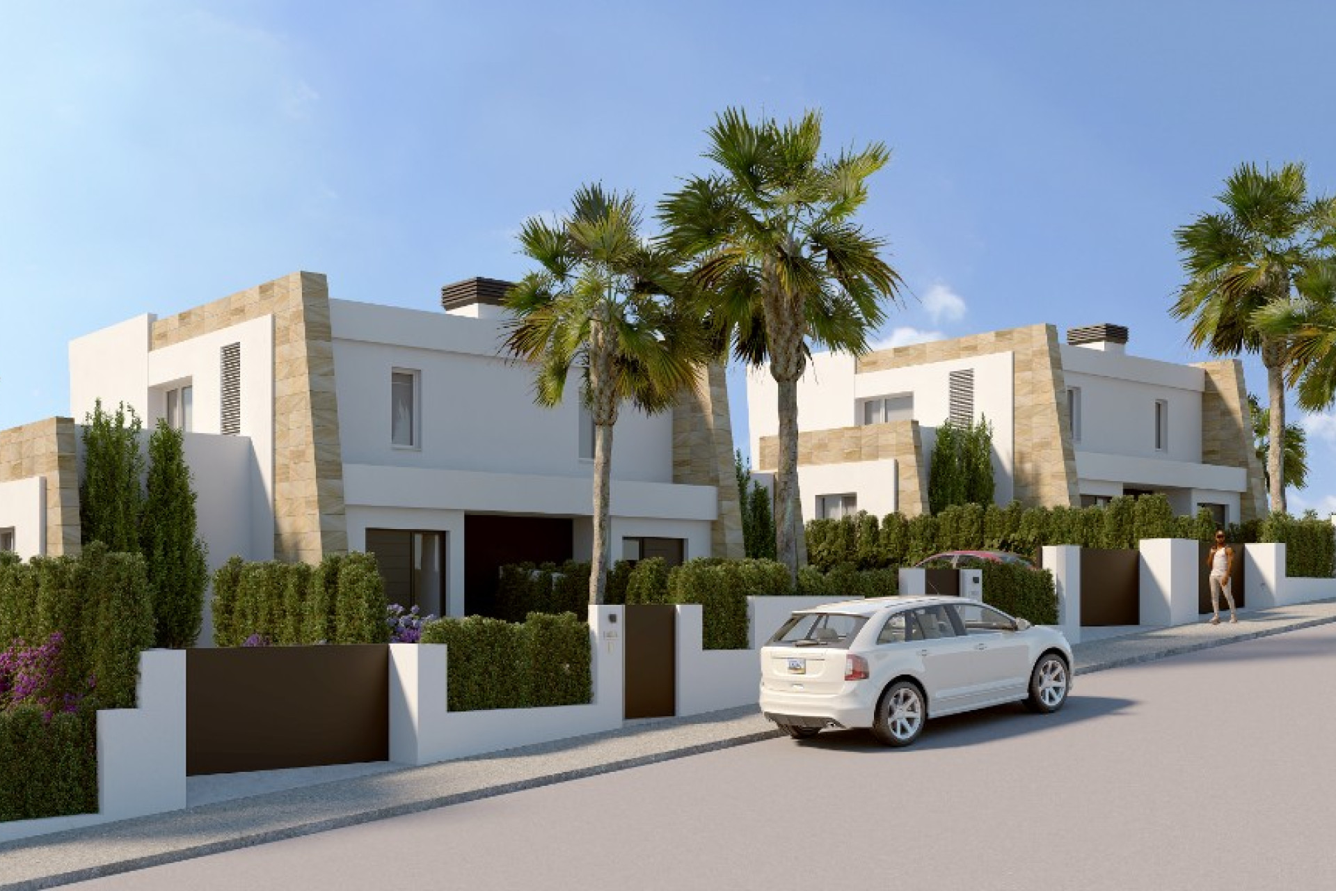 Obra nueva - 2. Chalet adosado - Algorfa - Costa Blanca Sur