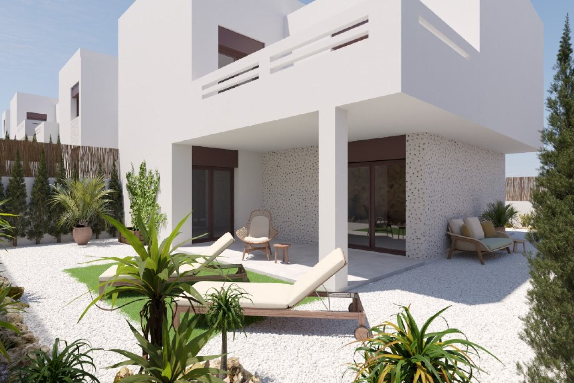 Obra nueva - 2. Chalet adosado - Algorfa - Costa Blanca Sur