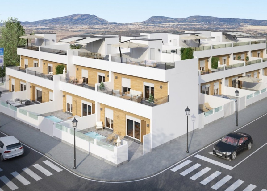 Obra nueva - 2. Chalet adosado - Avileses - Costa Calida