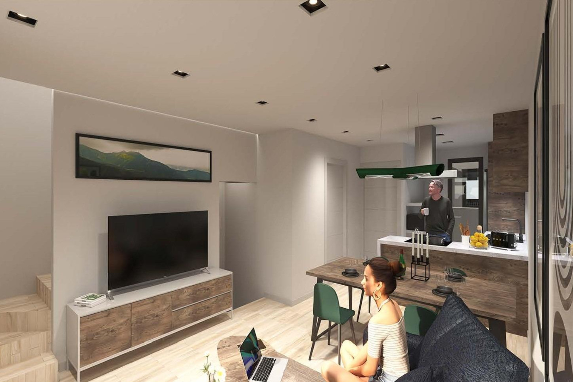 Obra nueva - 2. Chalet adosado - Dolores - Costa Blanca Sur