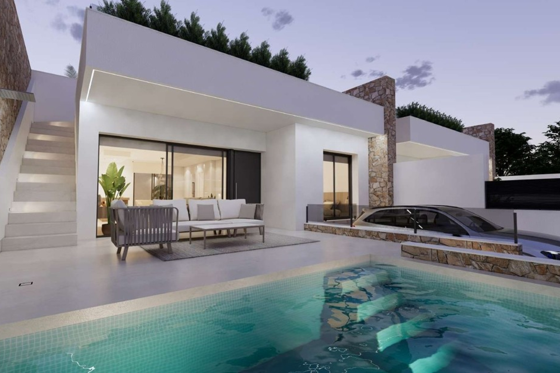 Obra nueva - 2. Chalet adosado - Dolores - Costa Blanca Sur