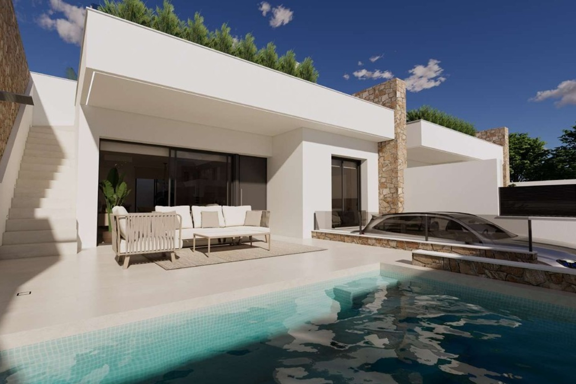 Obra nueva - 2. Chalet adosado - Dolores - Costa Blanca Sur