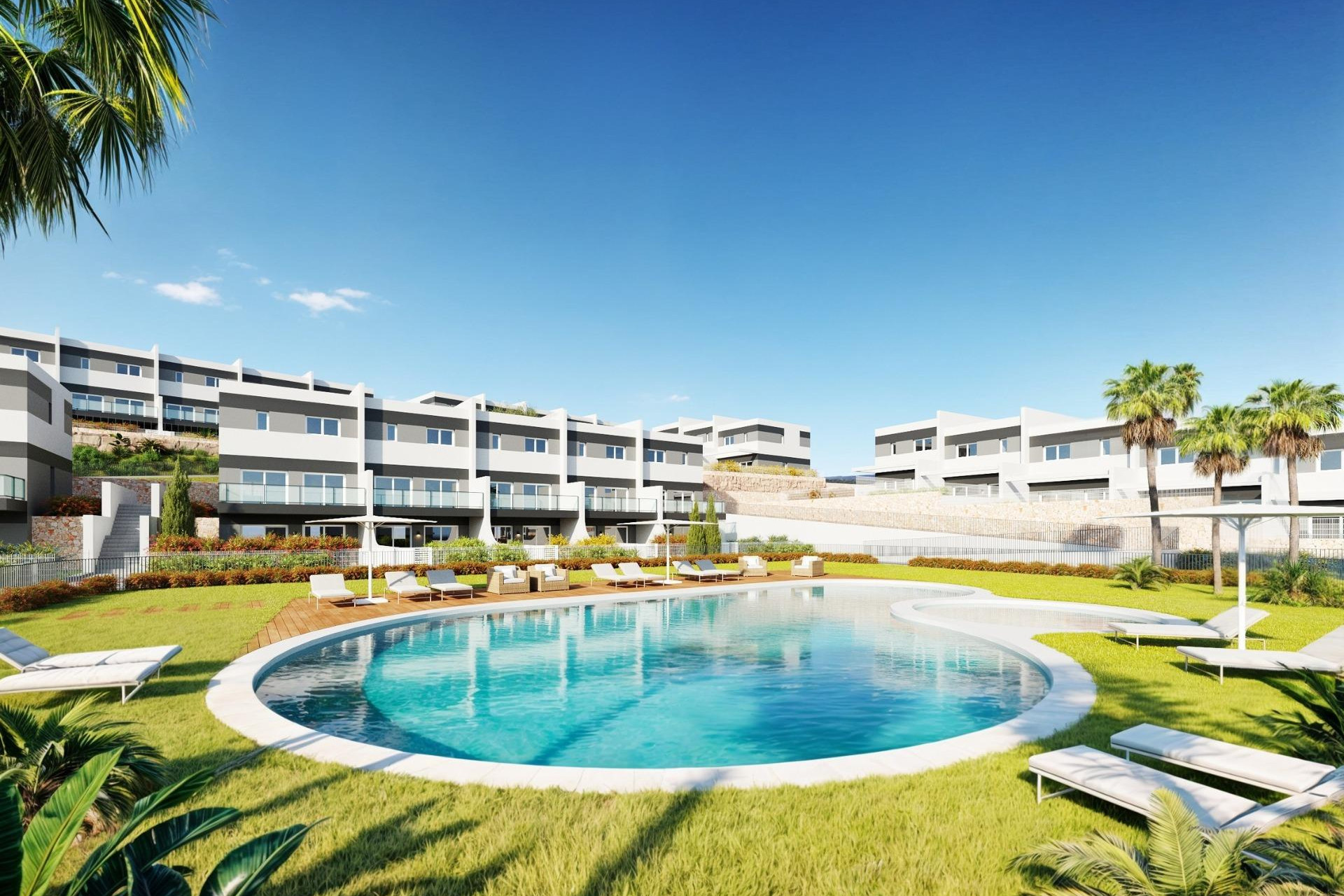 Obra nueva - 2. Chalet adosado - Finestrat - Costa Blanca Norte 