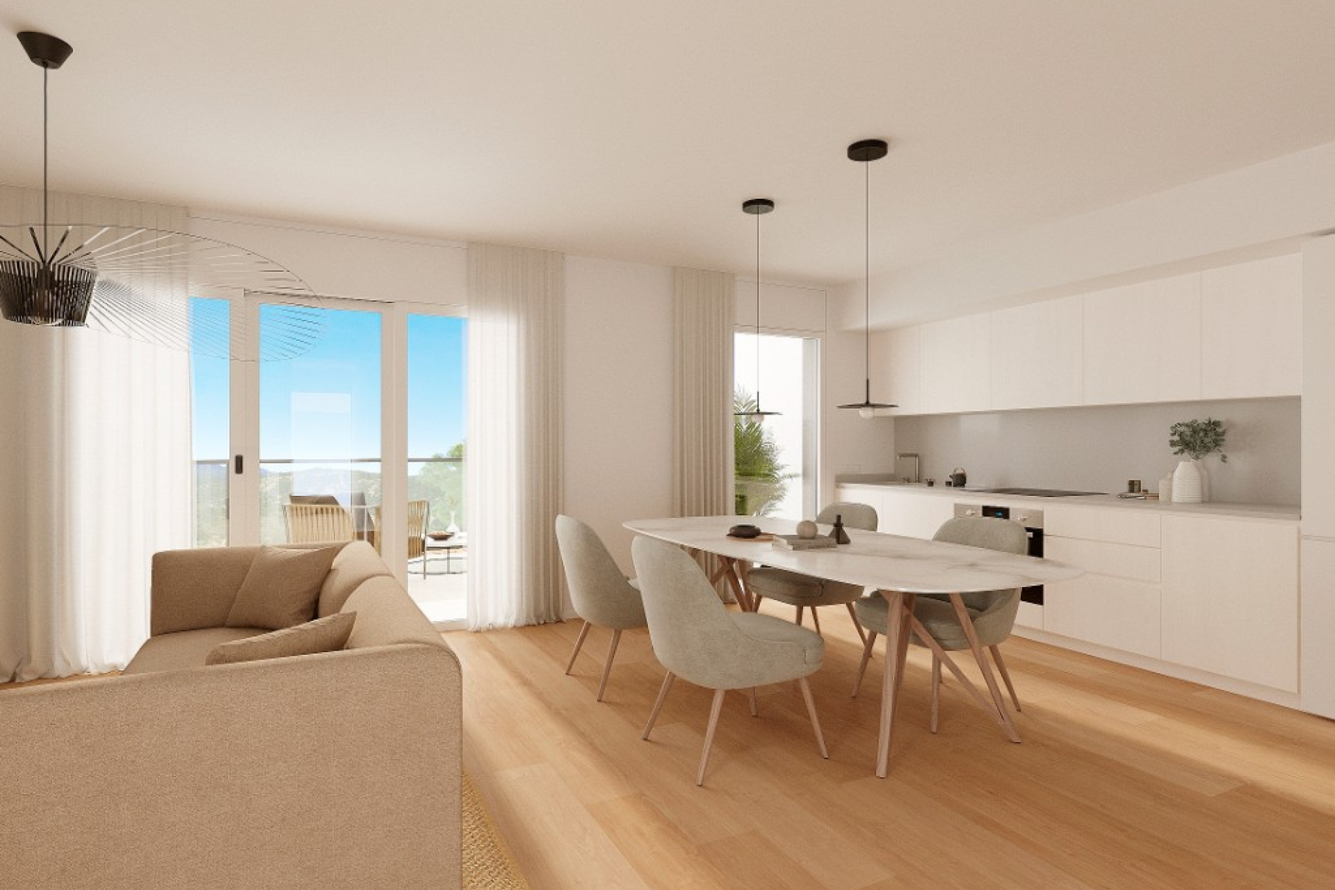 Obra nueva - 2. Chalet adosado - Finestrat - Costa Blanca Norte 