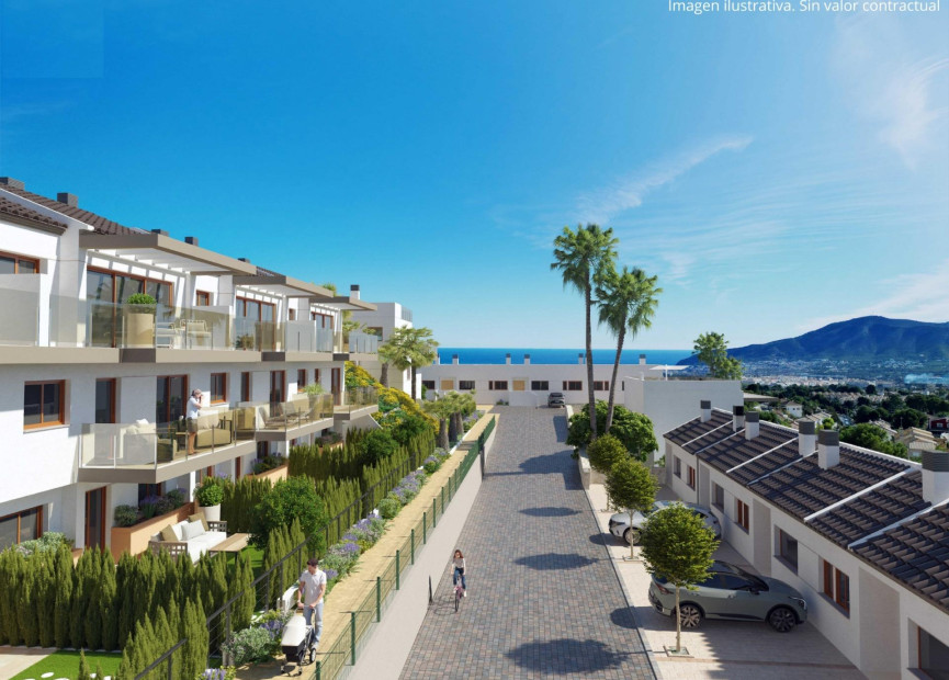 Obra nueva - 2. Chalet adosado - La Nucía - Costa Blanca Norte 