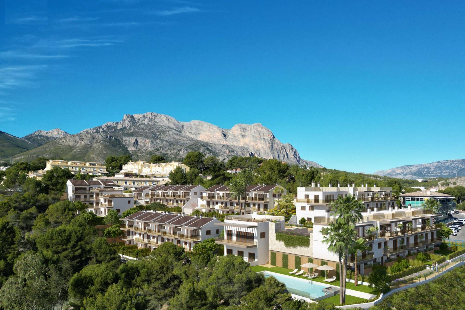 Obra nueva - 2. Chalet adosado - La Nucía - Costa Blanca Norte 