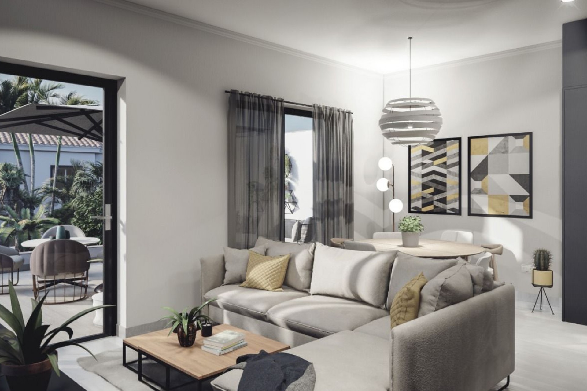 Obra nueva - 2. Chalet adosado - Mutxamel - Costa Blanca Norte 