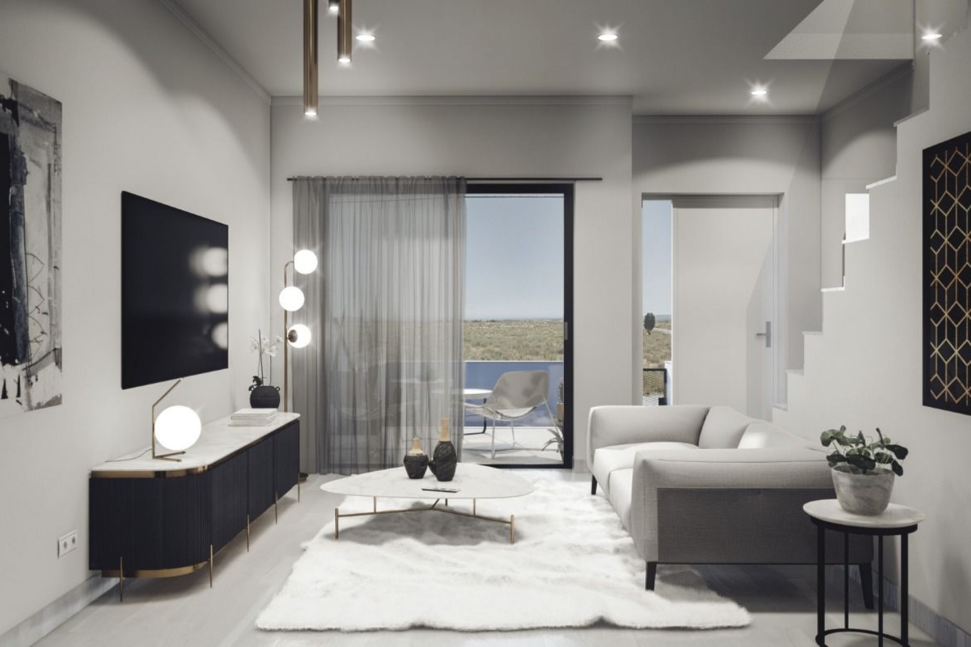 Obra nueva - 2. Chalet adosado - Mutxamel - Costa Blanca Norte 