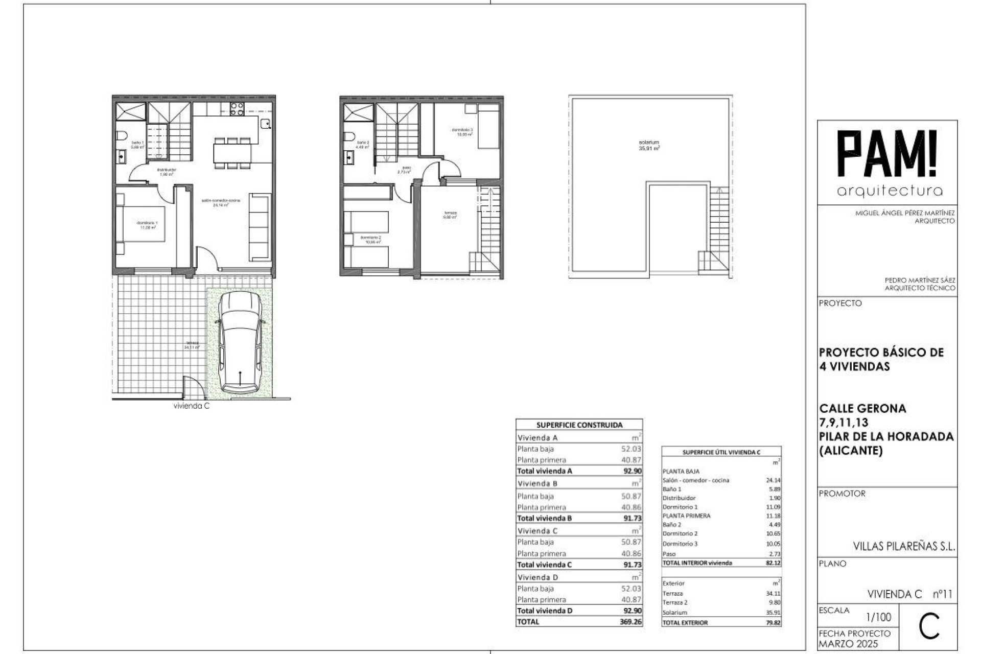 Obra nueva - 2. Chalet adosado - Pilar de la Horadada - Costa Blanca Sur