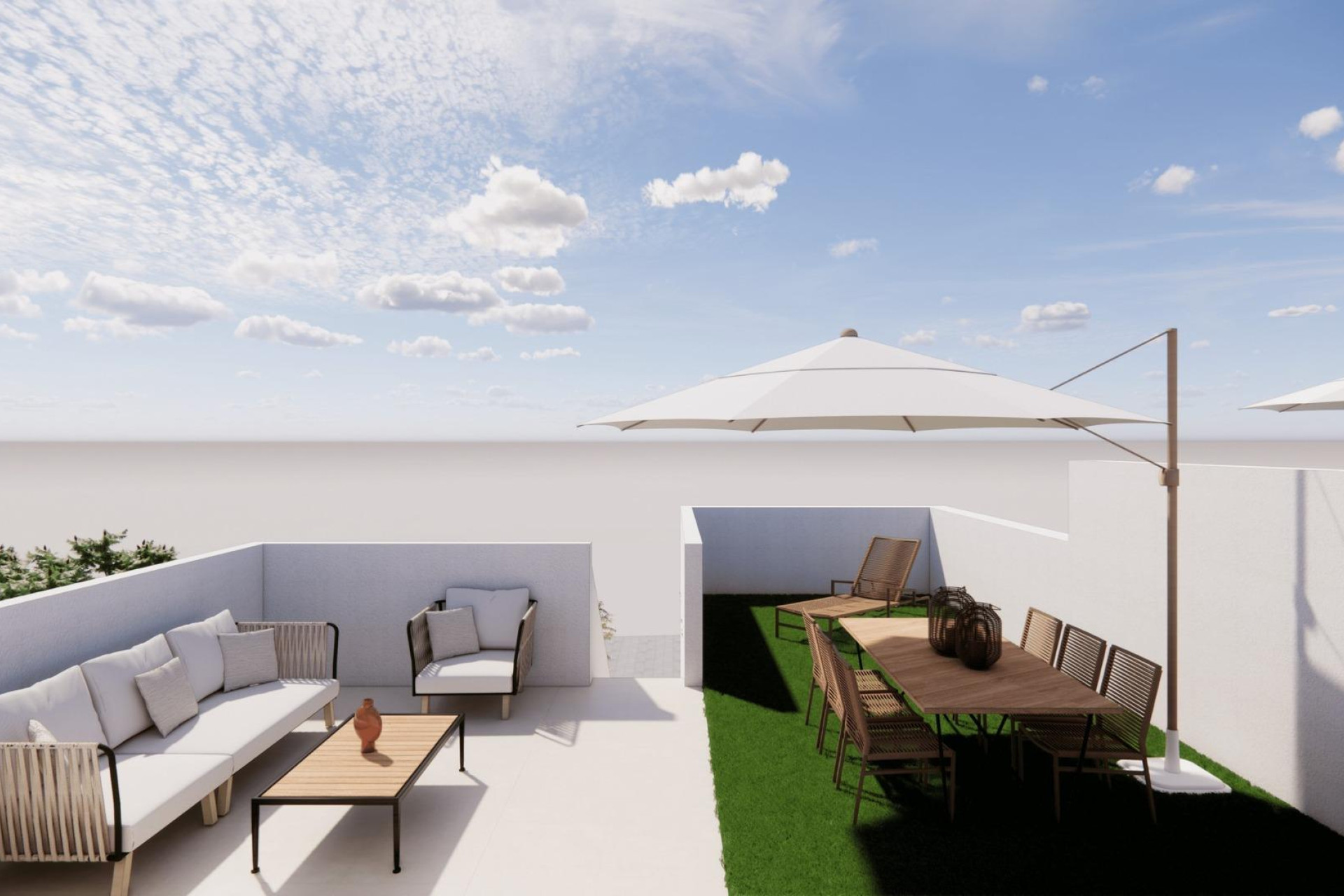 Obra nueva - 2. Chalet adosado - Pilar de la Horadada - Costa Blanca Sur