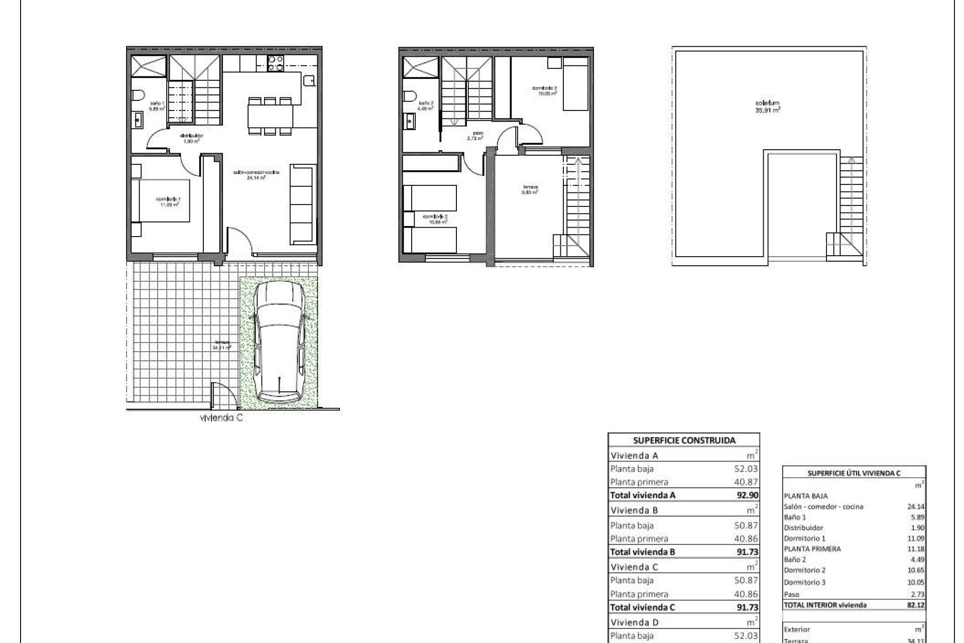 Obra nueva - 2. Chalet adosado - Pilar de la Horadada - Costa Blanca Sur