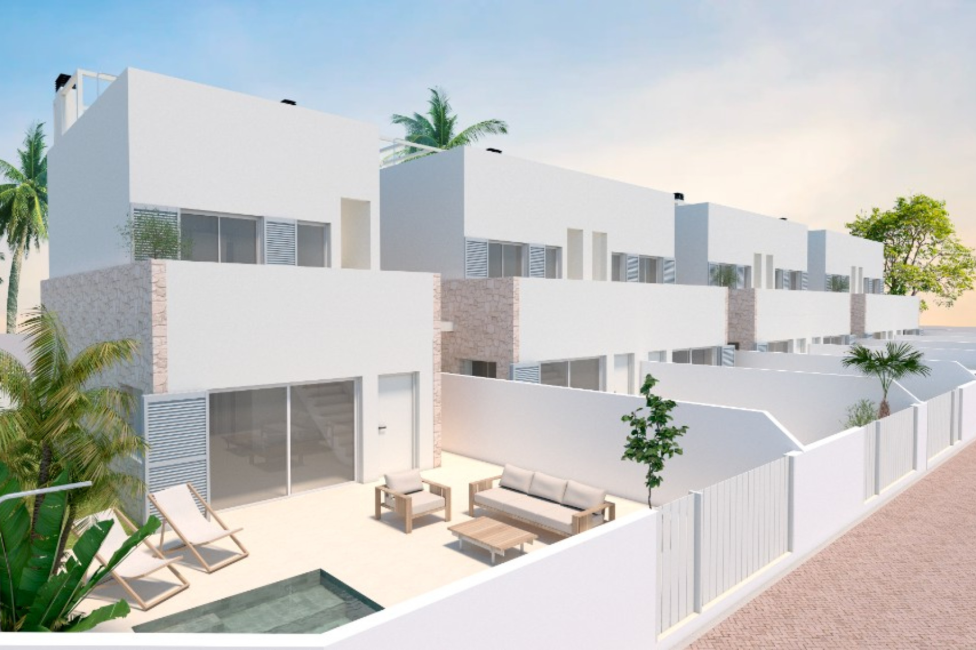 Obra nueva - 2. Chalet adosado - Pilar de la Horadada - Costa Blanca Sur