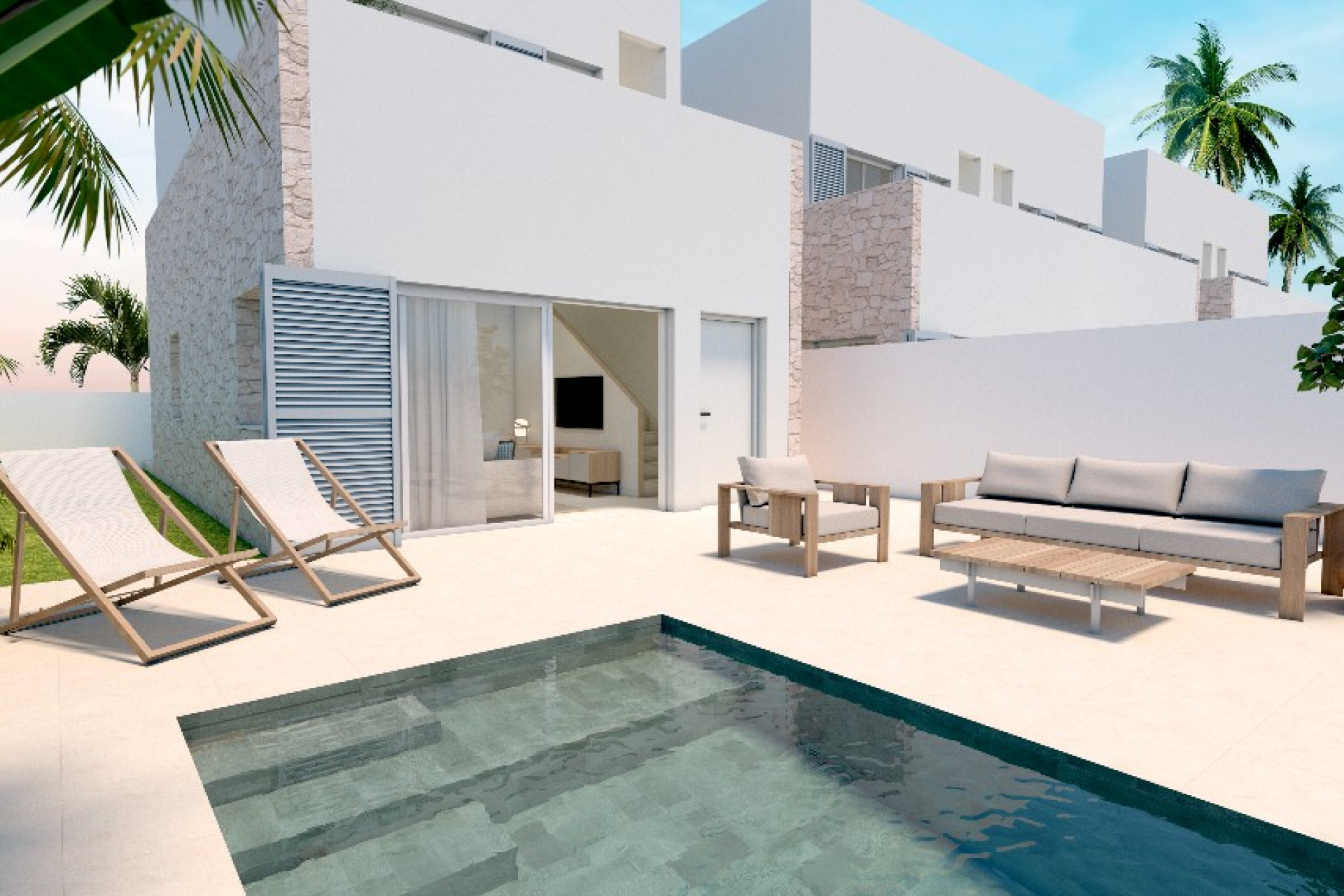 Obra nueva - 2. Chalet adosado - Pilar de la Horadada - Costa Blanca Sur