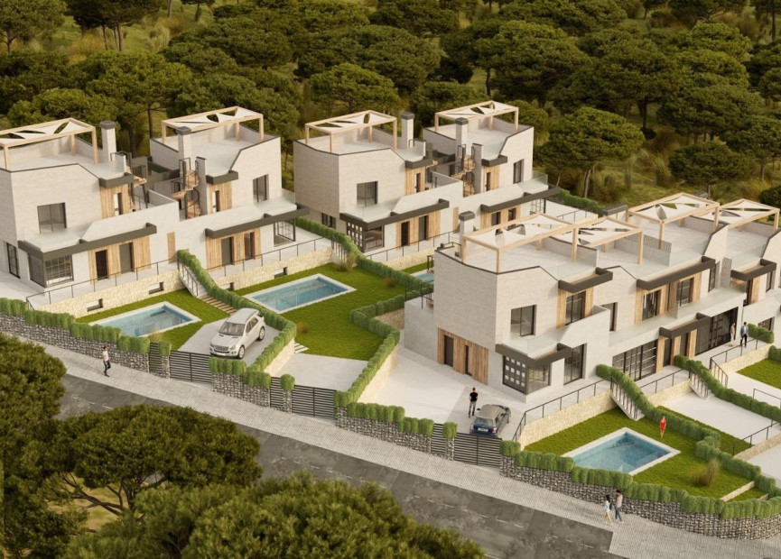 Obra nueva - 2. Chalet adosado - Polop - Costa Blanca Norte 