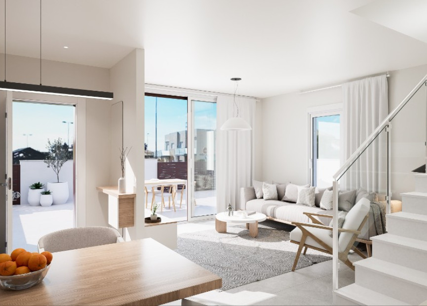 Obra nueva - 2. Chalet adosado - Torre de la Horadada - Costa Blanca Sur