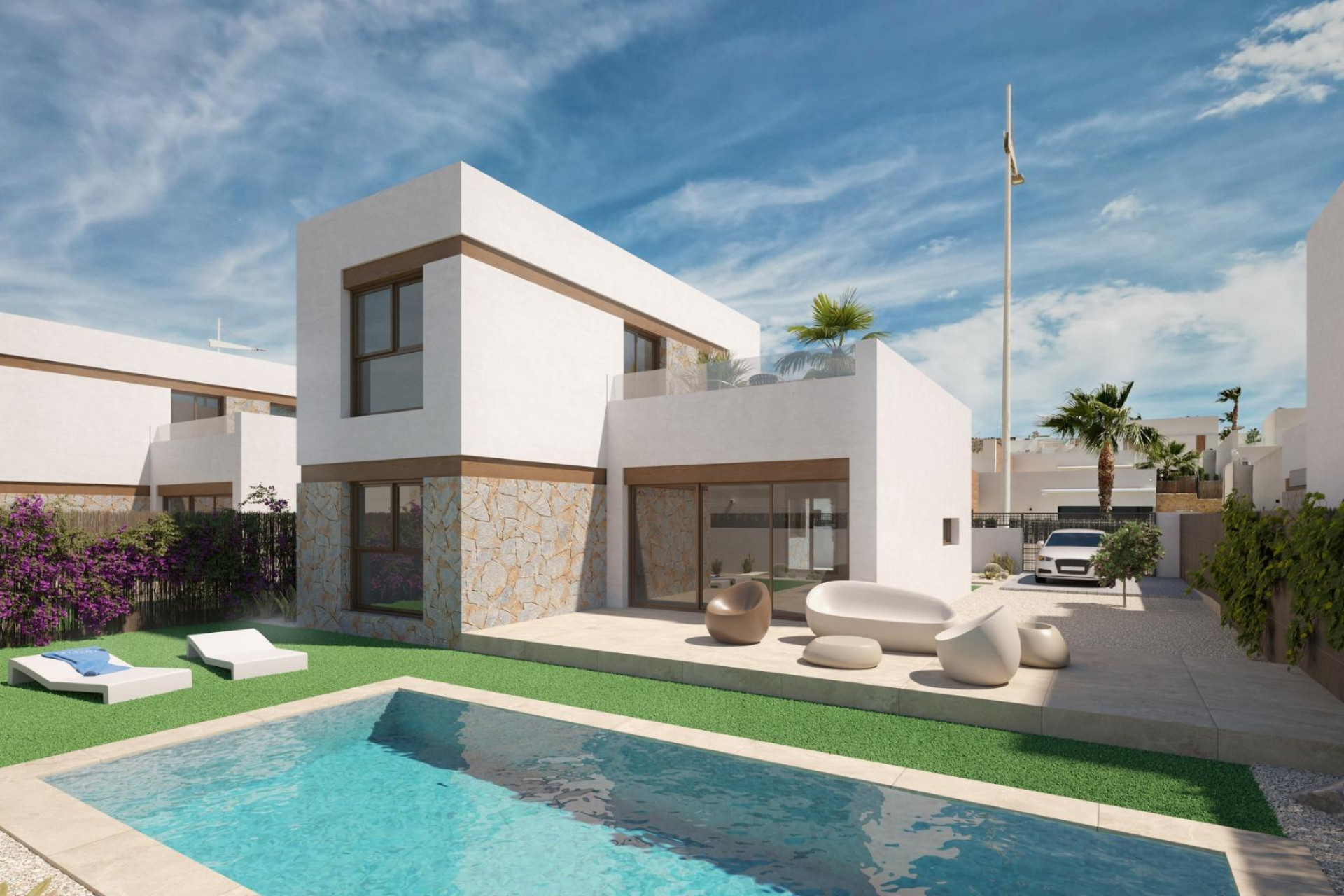 Obra nueva - 3. Casa indepiende - Algorfa - Costa Blanca Sur