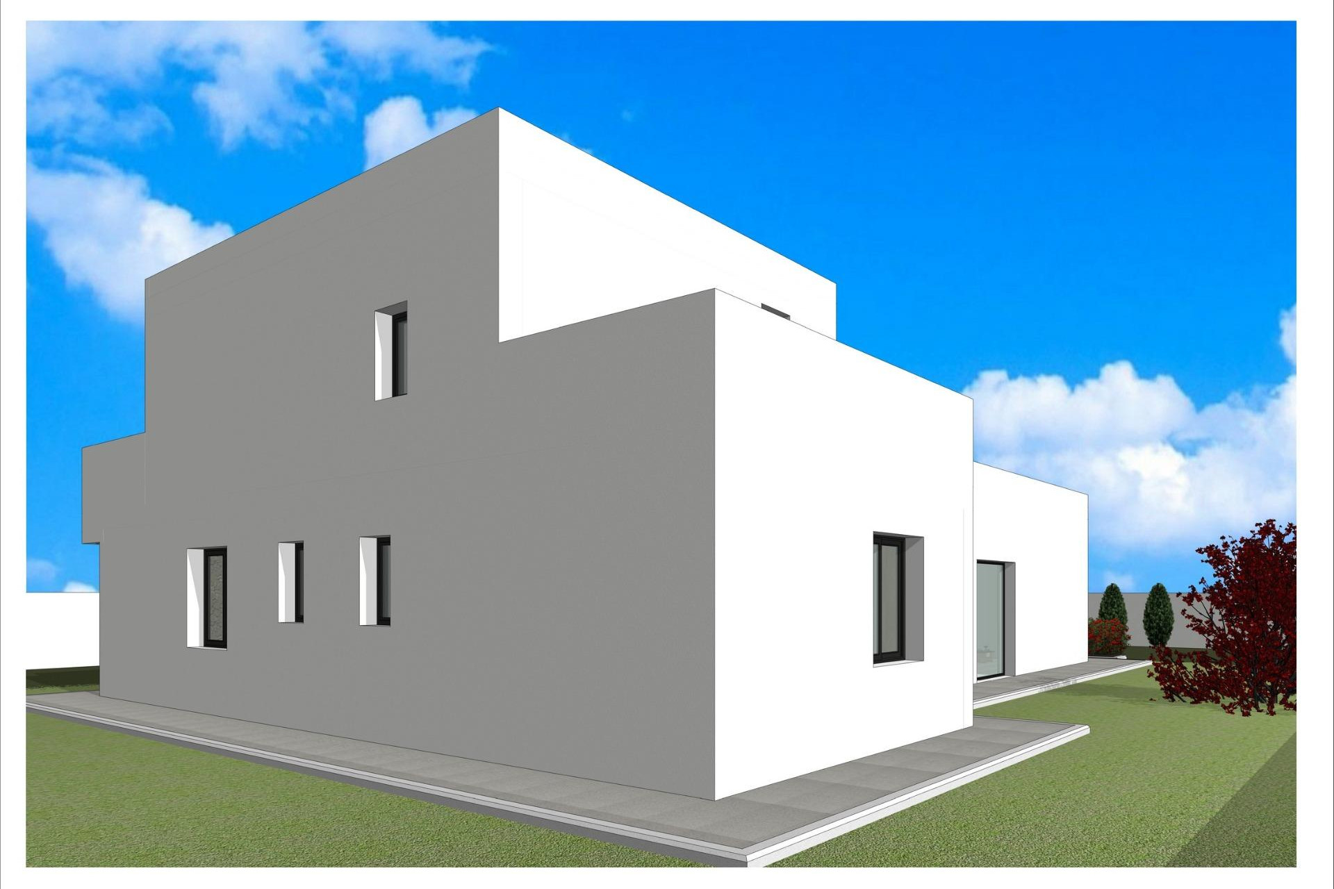 Obra nueva - 3. Casa indepiende - Aspe - Costa Blanca Norte 