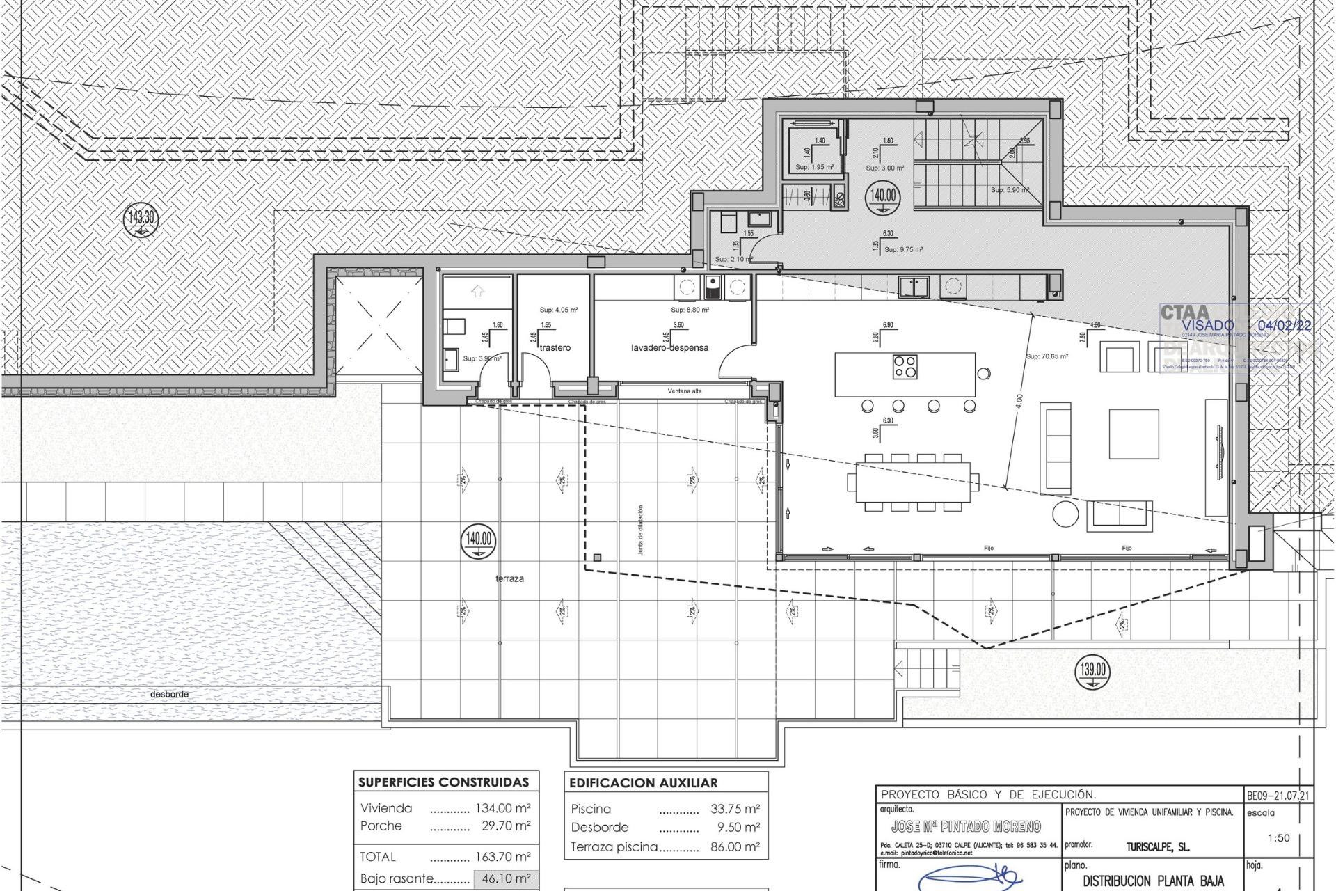 Obra nueva - 3. Casa indepiende - Benissa - Costa Blanca Norte 