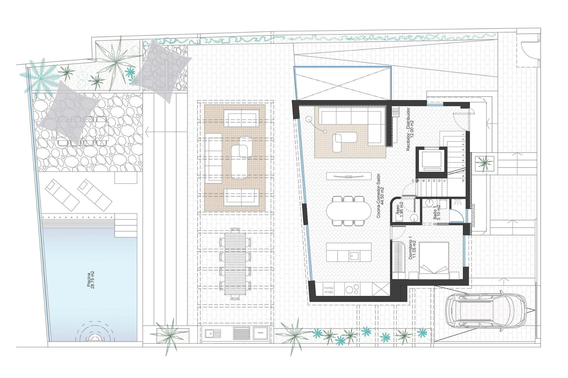 Obra nueva - 3. Casa indepiende - Cabo de Palos - Costa Calida