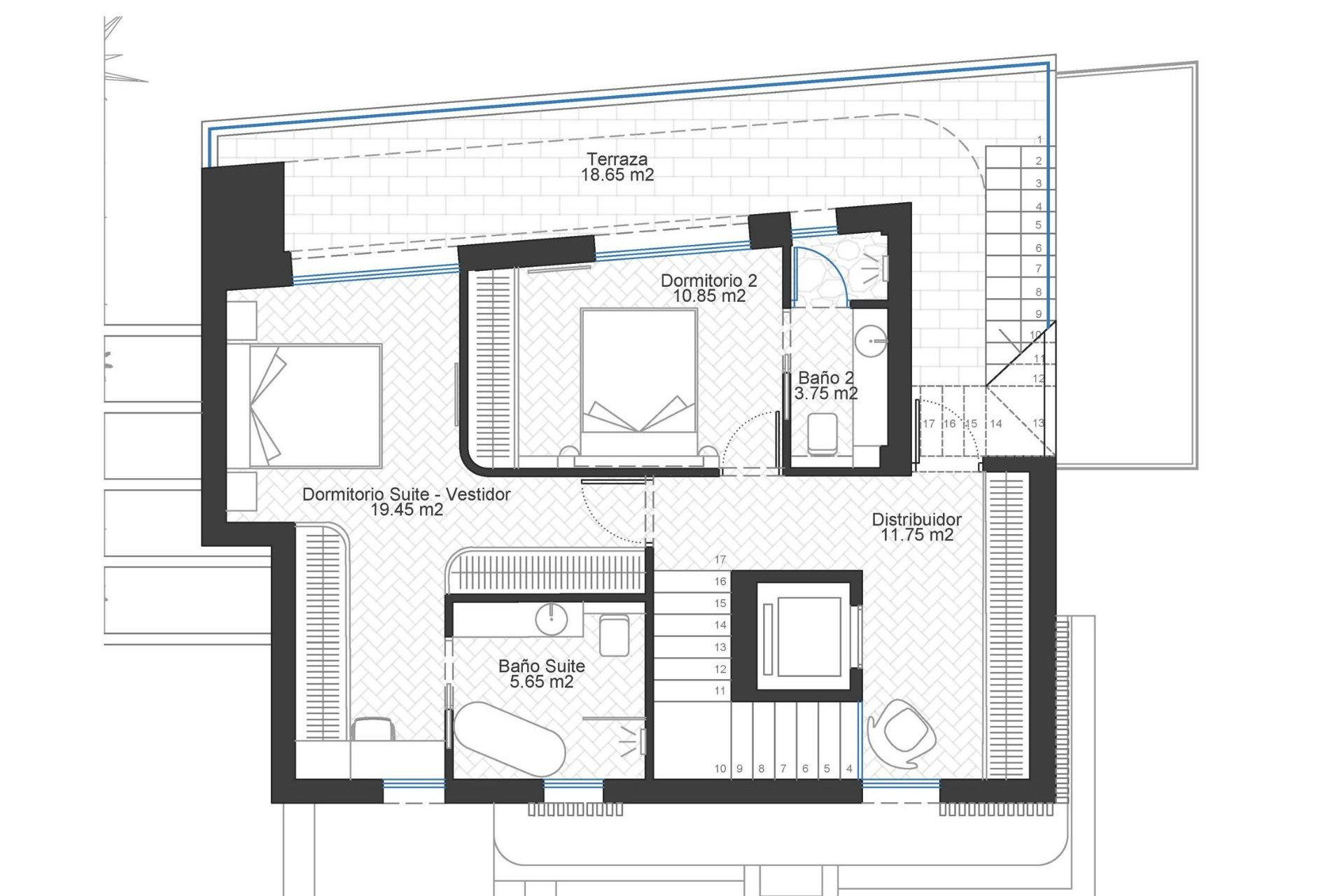 Obra nueva - 3. Casa indepiende - Cabo de Palos - Costa Calida