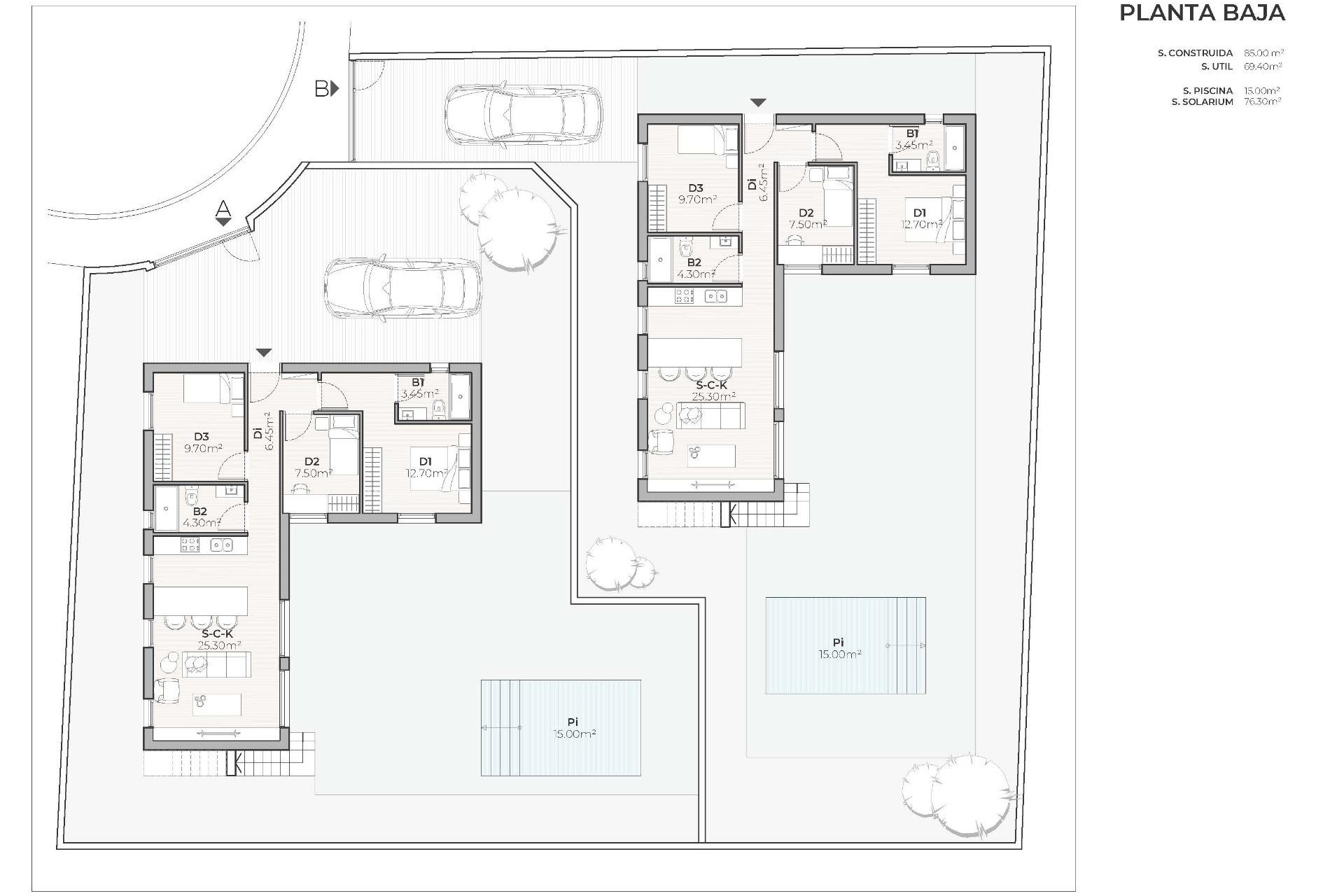 Obra nueva - 3. Casa indepiende - Mazarrón - Costa Calida