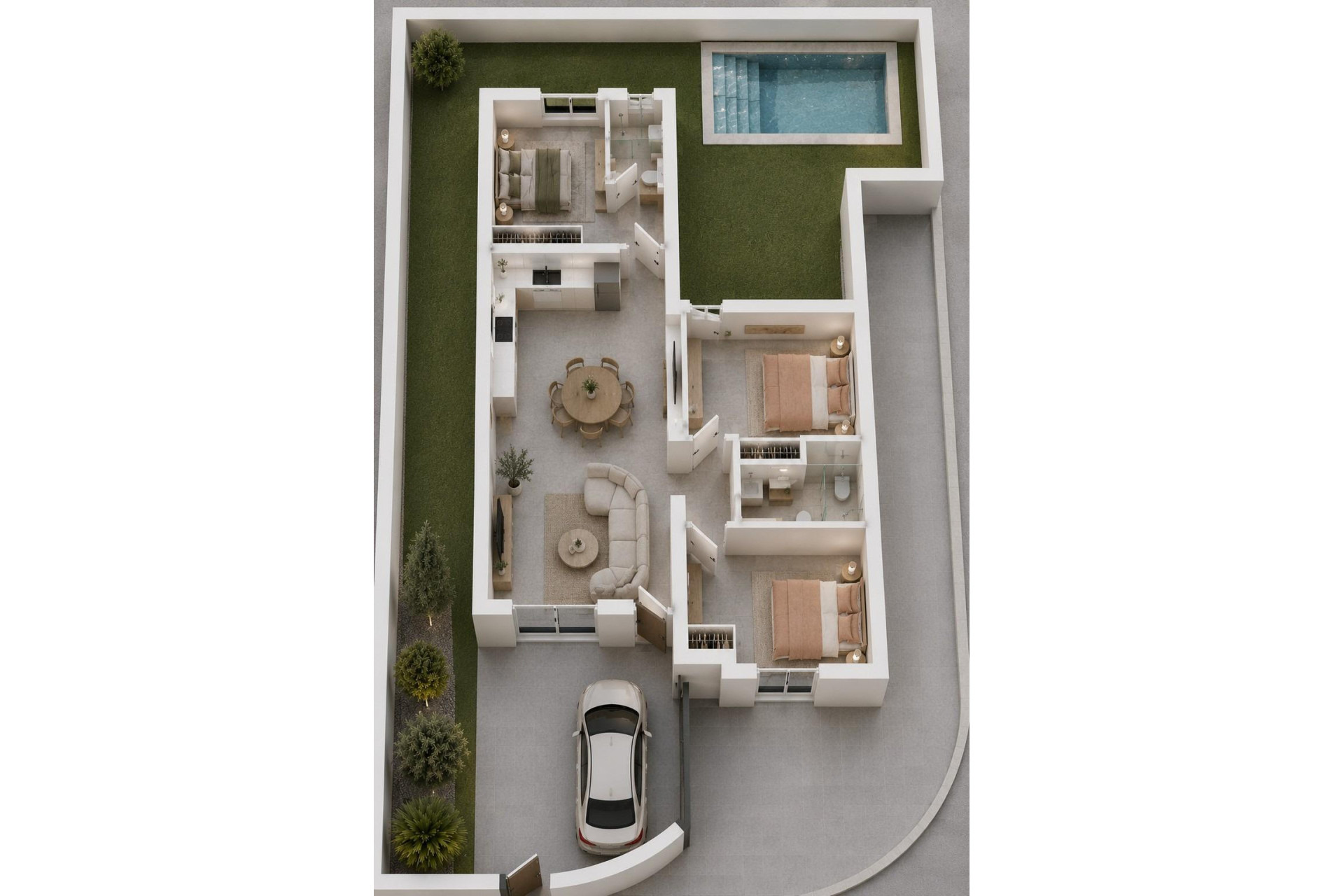 Obra nueva - 3. Casa indepiende - Mazarrón - Costa Calida