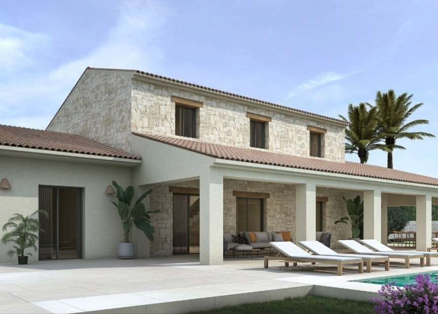 Obra nueva - 3. Casa indepiende - Moraira - Costa Blanca Norte 