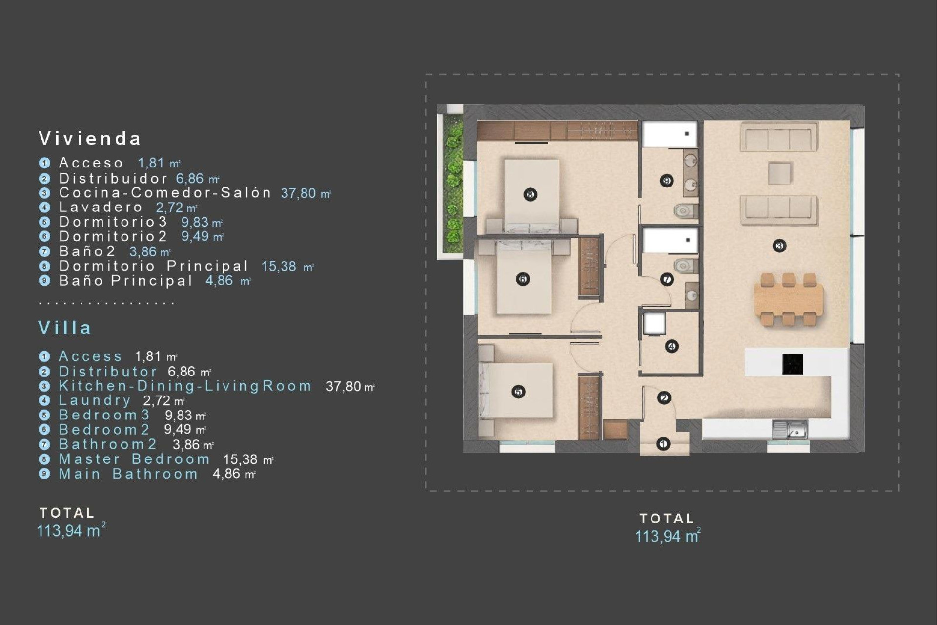 Obra nueva - 3. Casa indepiende - Orihuela Costa - Costa Blanca Sur