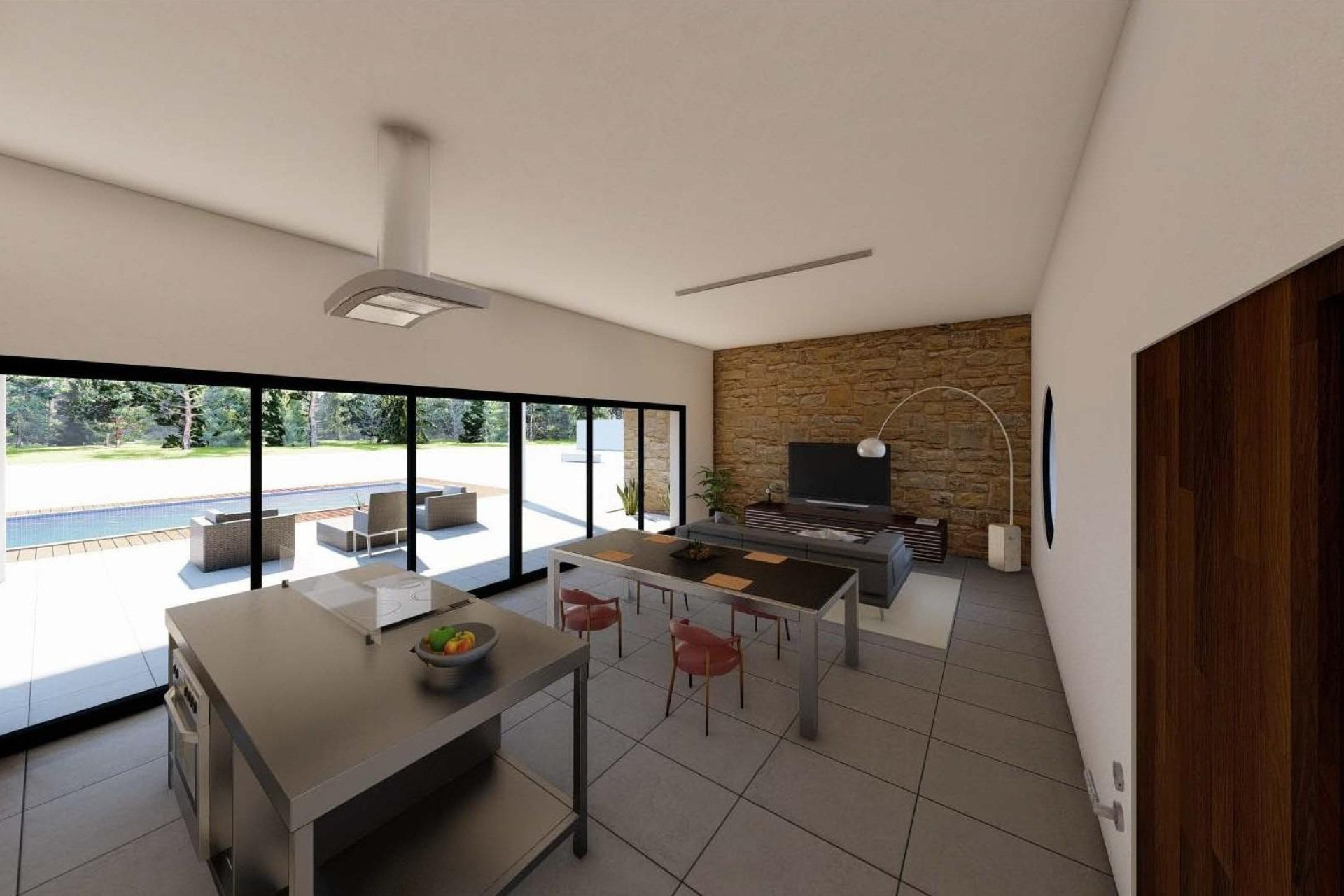 Obra nueva - 3. Casa indepiende - Pinoso - Costa Blanca Norte 