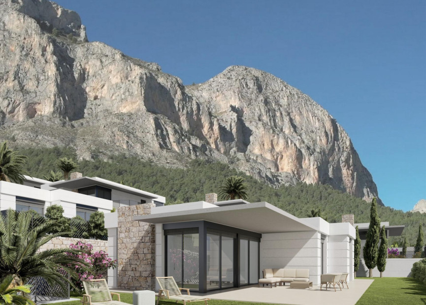 Obra nueva - 3. Casa indepiende - Polop - Costa Blanca Norte 