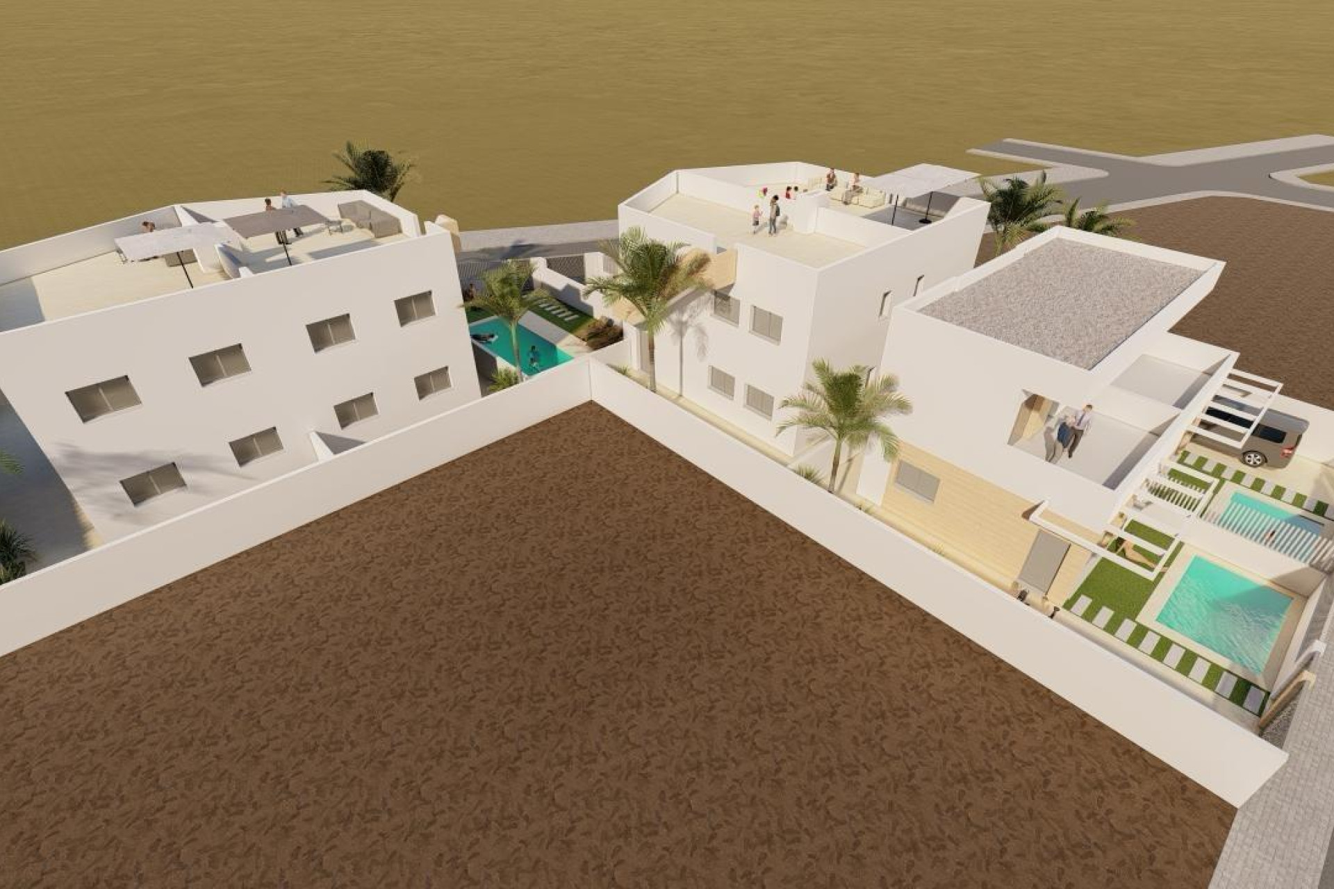 Obra nueva - 3. Casa indepiende - Puerto de Mazarron - Mar De Plata