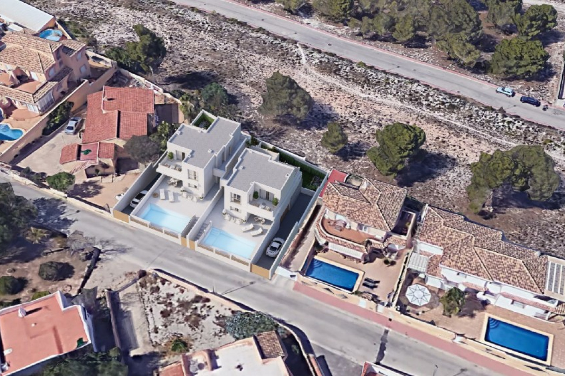 Obra nueva - 3. Casa pareada - Alfas del Pí - Costa Blanca Norte 