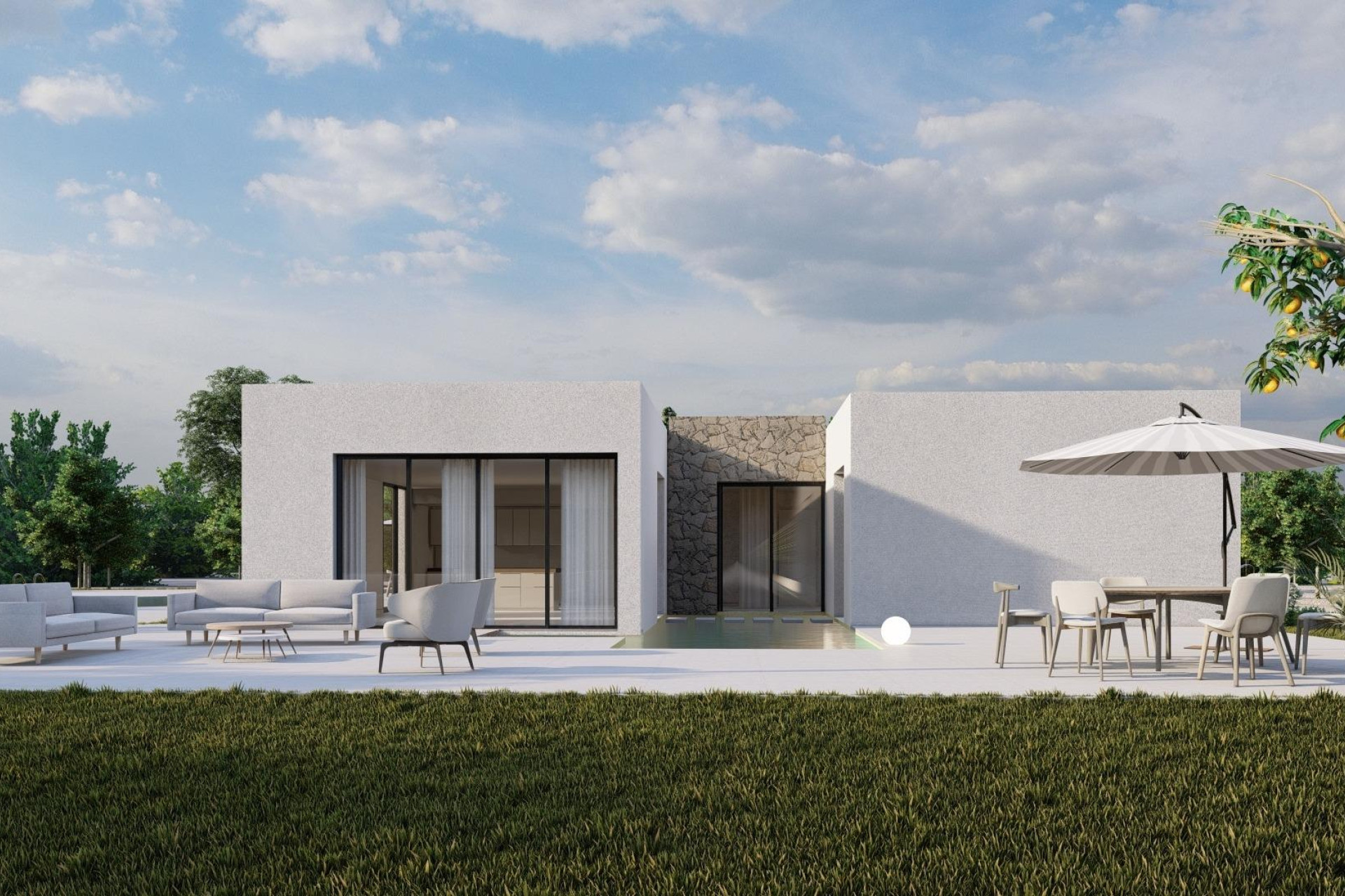 Obra nueva - 3. Casa pareada - Algorfa - Costa Blanca Sur