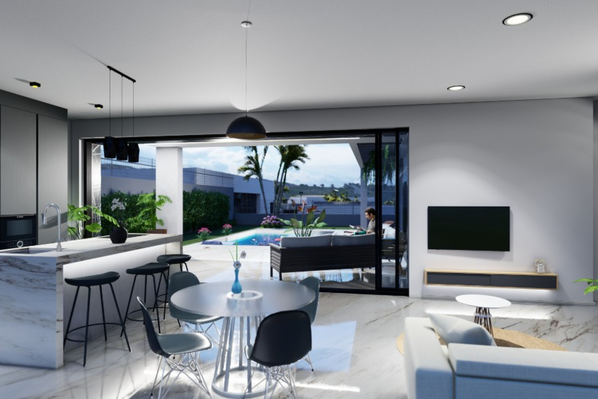 Obra nueva - 3. Casa pareada - Algorfa - Costa Blanca Sur